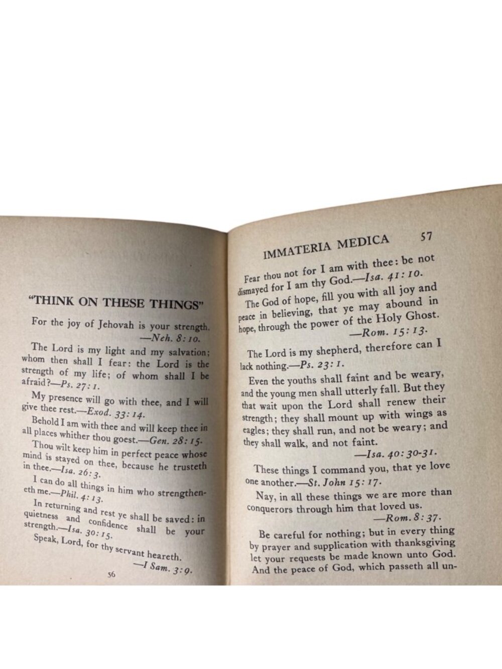 Immateria Medica Hardcover Book 1934 By Rev. Thomas C. Marshall Chaplin Prayers - Picture 9 of 14